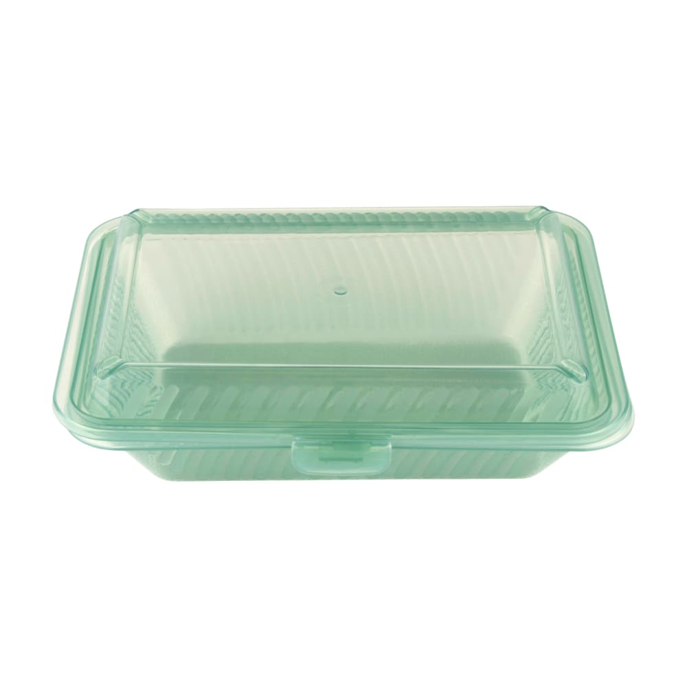 GET Eco-Takeouts 16 oz. Jade Green Customizable Reusable Soup Container  with Lid - 12/Case