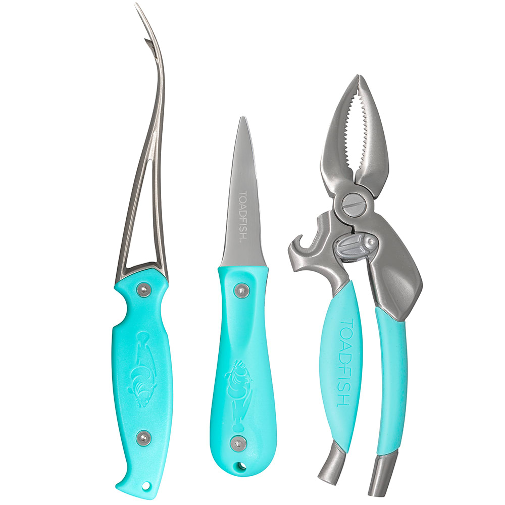 543-1011 3 Piece Coastal Kitchen Collection Seafood Tools