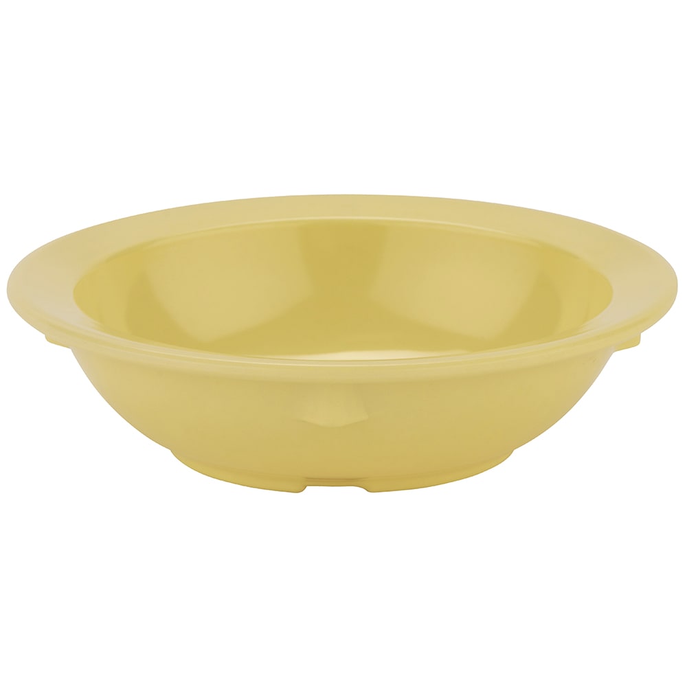 284-DN335Y 3 1/2 oz Round Melamine Fruit Bowl, Yellow