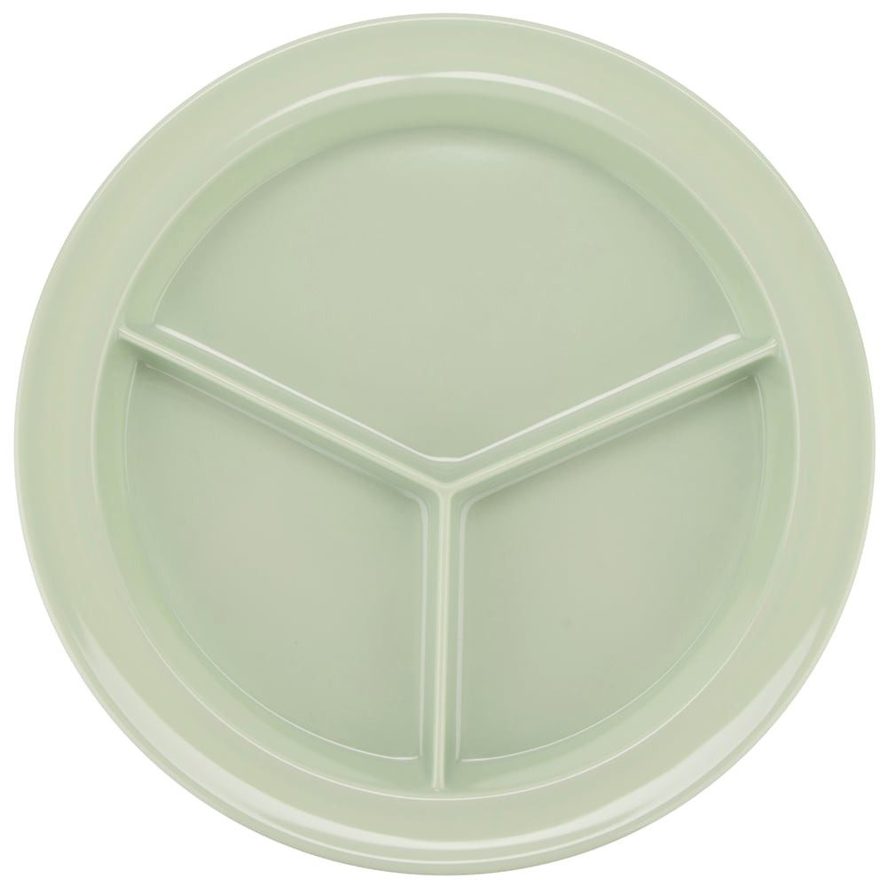 284-CP530G 9" Round Melamine Dinner Plate, Green