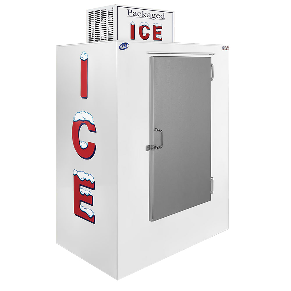 Leer, Inc. L040UCSP 50 1/2 Outdoor Ice Merchandiser w/ (100) 10