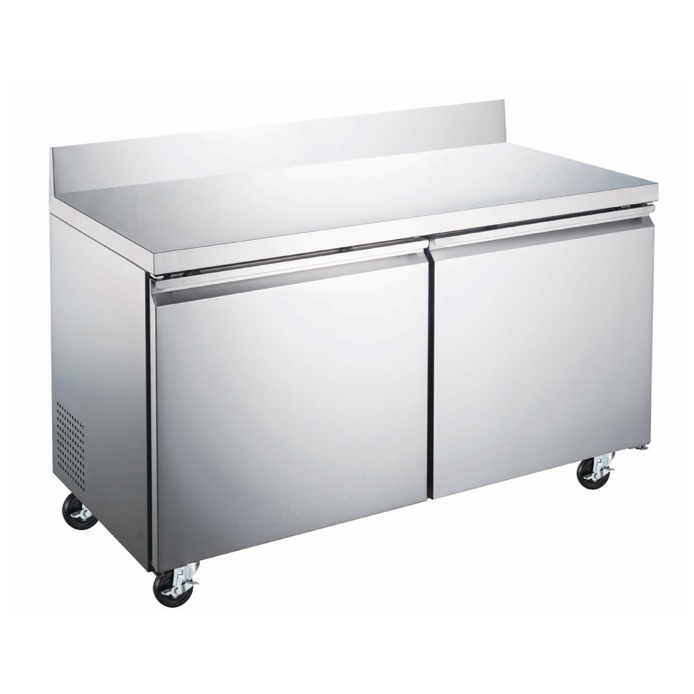 842-CWR60 60 1/4" Worktop Refrigerator w/ (2) Section, 115v