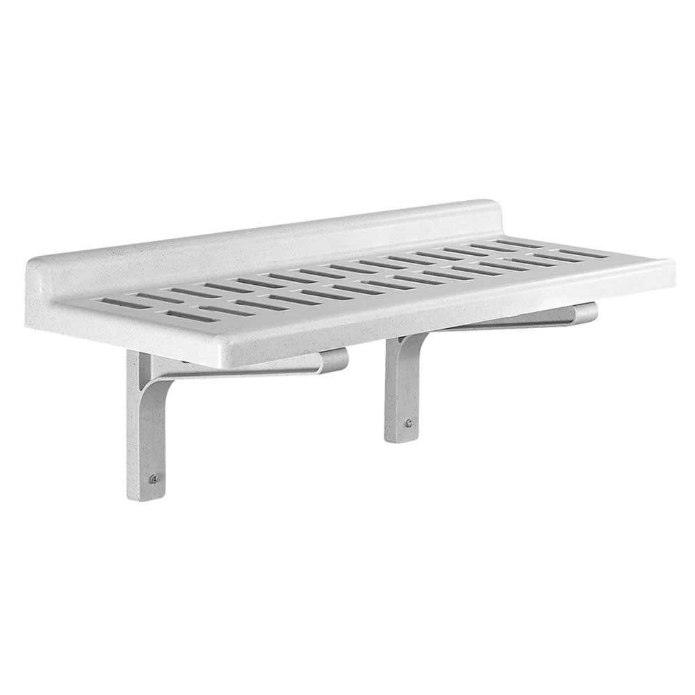144-CSWS1436VK Vented Wall Mounted Shelf, 36"W x 14"D, Polypropylene