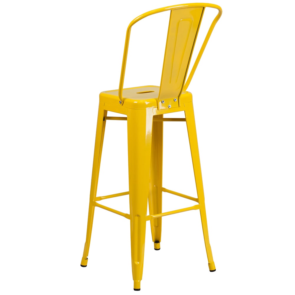 驚きの値段での商品をすべて Flash Furniture Back Curved w/ Stool Bar CH-31320-30GB-YL-GG ピンズ・ピンバッジ・缶バッジ
