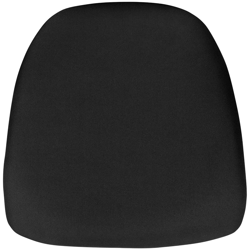 916-BHBLKHARD 15" Chair Cushion w/ Double Sided Adhesive Tape - 1 3/4" Thick, Polyester...