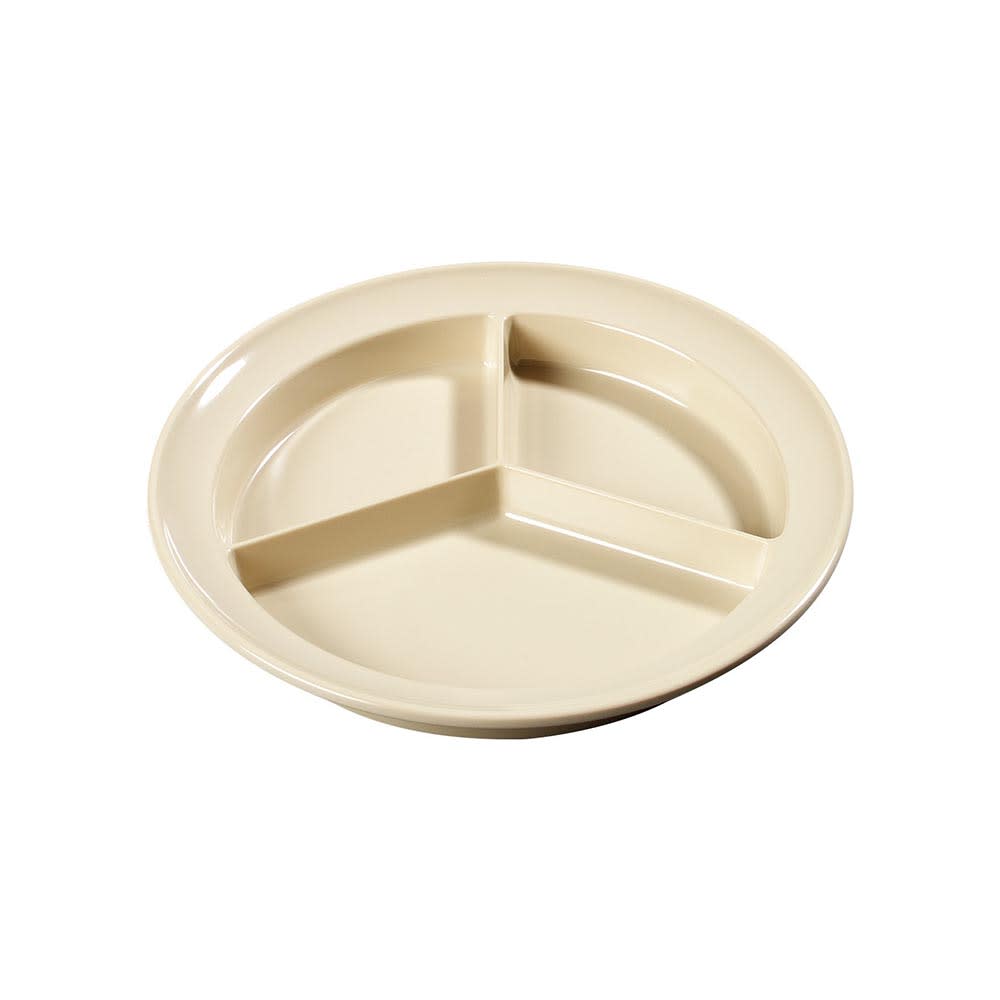 028-KL20325 8 3/4" Round Melamine Salad Plate, Tan