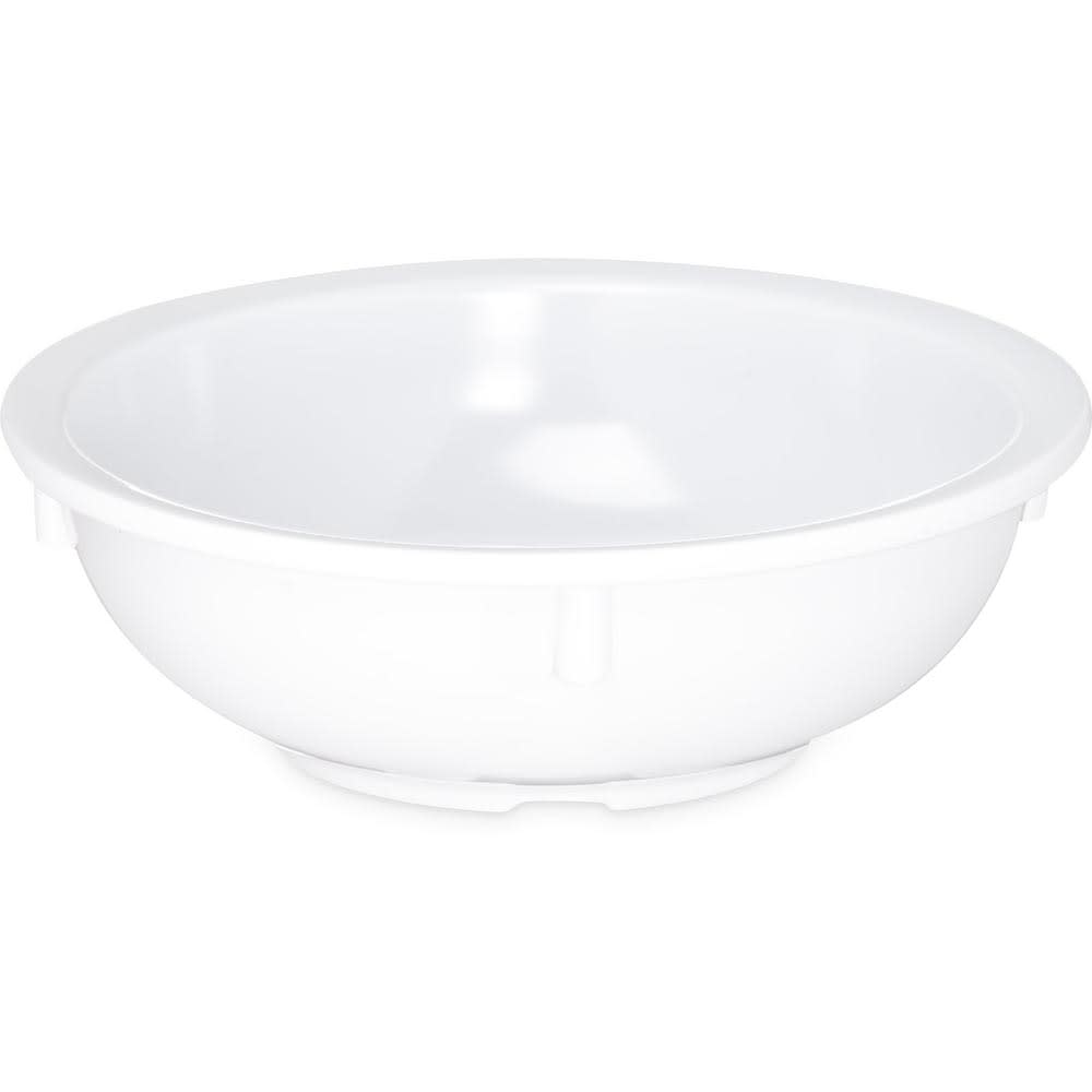 028-KL11802 10 oz Round Melamine Nappie Bowl, White