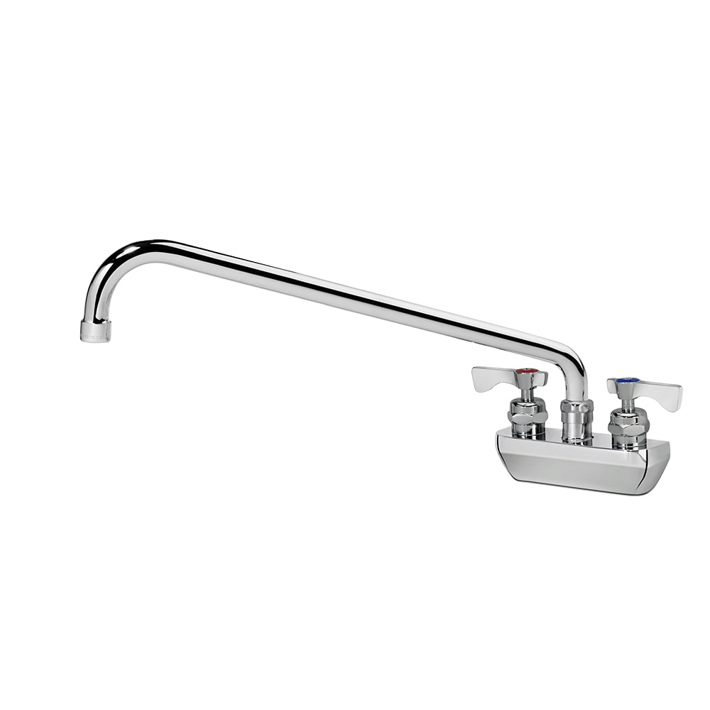 381-14416LLE5 Wall Mount Faucet w/ 16" Swing Spout & Lever Handles - 4" Centers, 1....