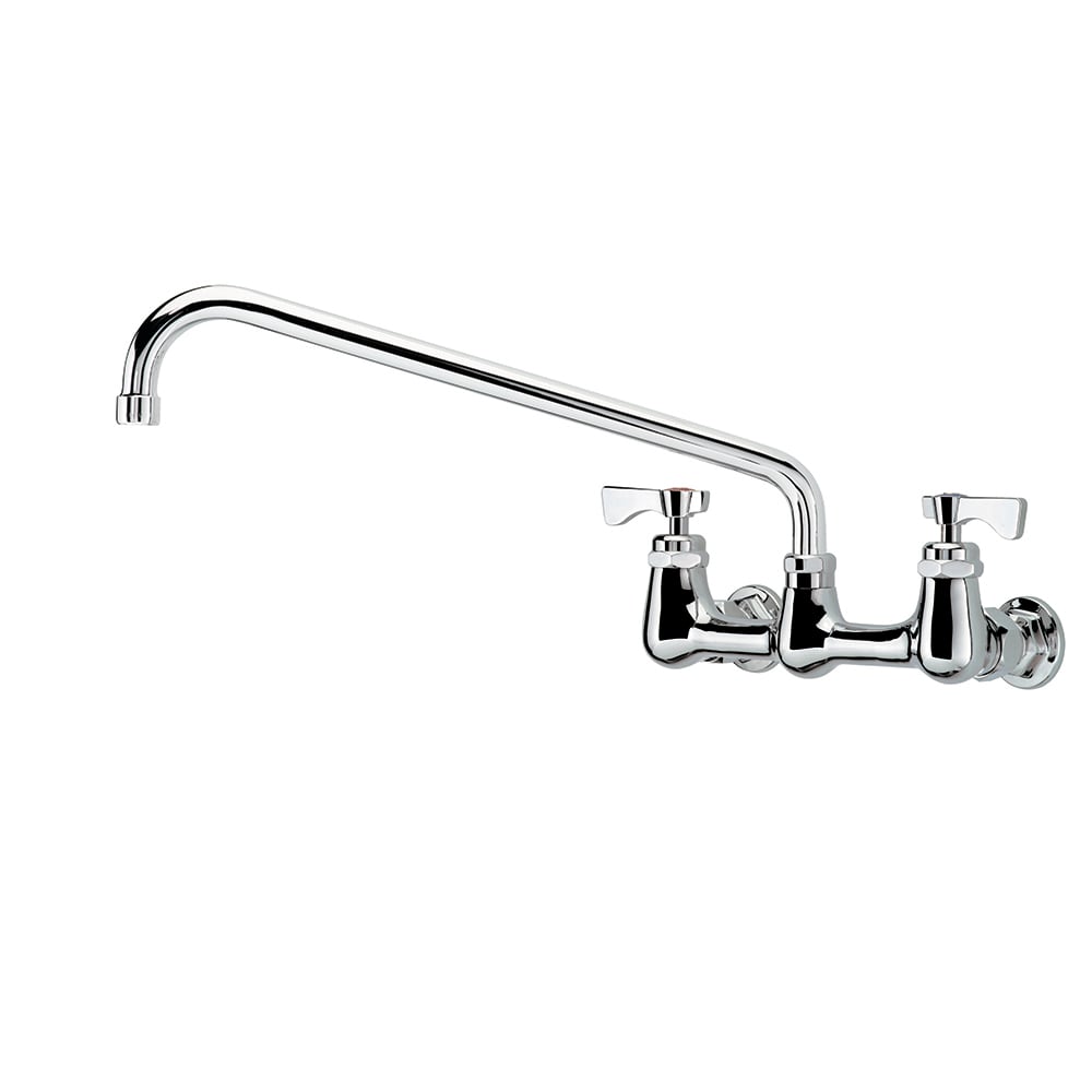 381-14814LLE2 Wall Mount Faucet w/ 14" Swing Spout & Lever Handles - 8" Centers, 0....