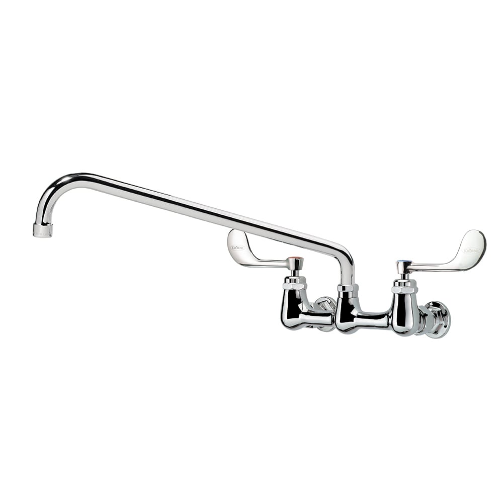 381-14816LWE5 Wall Mount Faucet w/ 16" Swing Spout & VR Wrist Action Handles - 8" C...