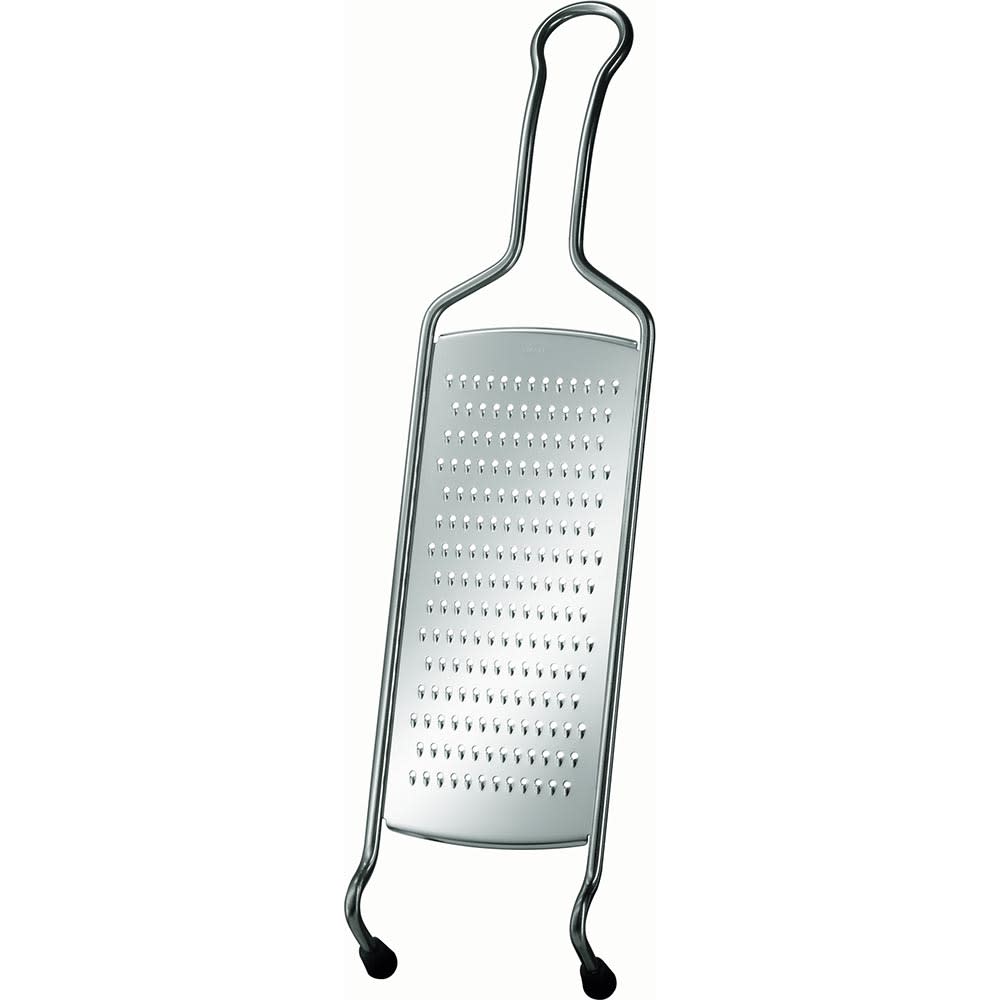 165-95020 15.7" Fine Grater w/ Wire Frame & Non-Slip Feet, Stainless