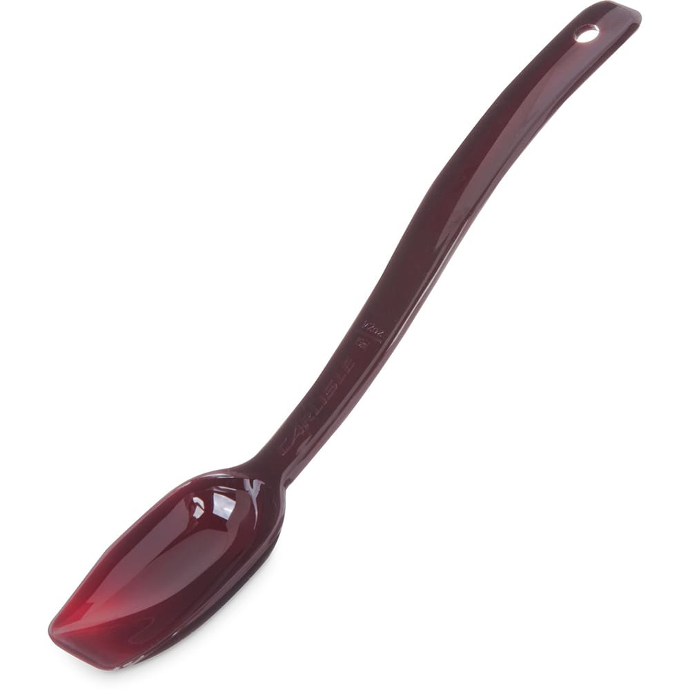 028-4460BR 8"L Solid Salad/Buffet Spoon w/  1/2 oz Capacity, Plastic, Brown