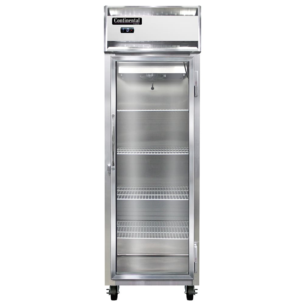 160-1FNGD 26" One Section Reach In Freezer, (1) Right Hinge Glass Door, 115v