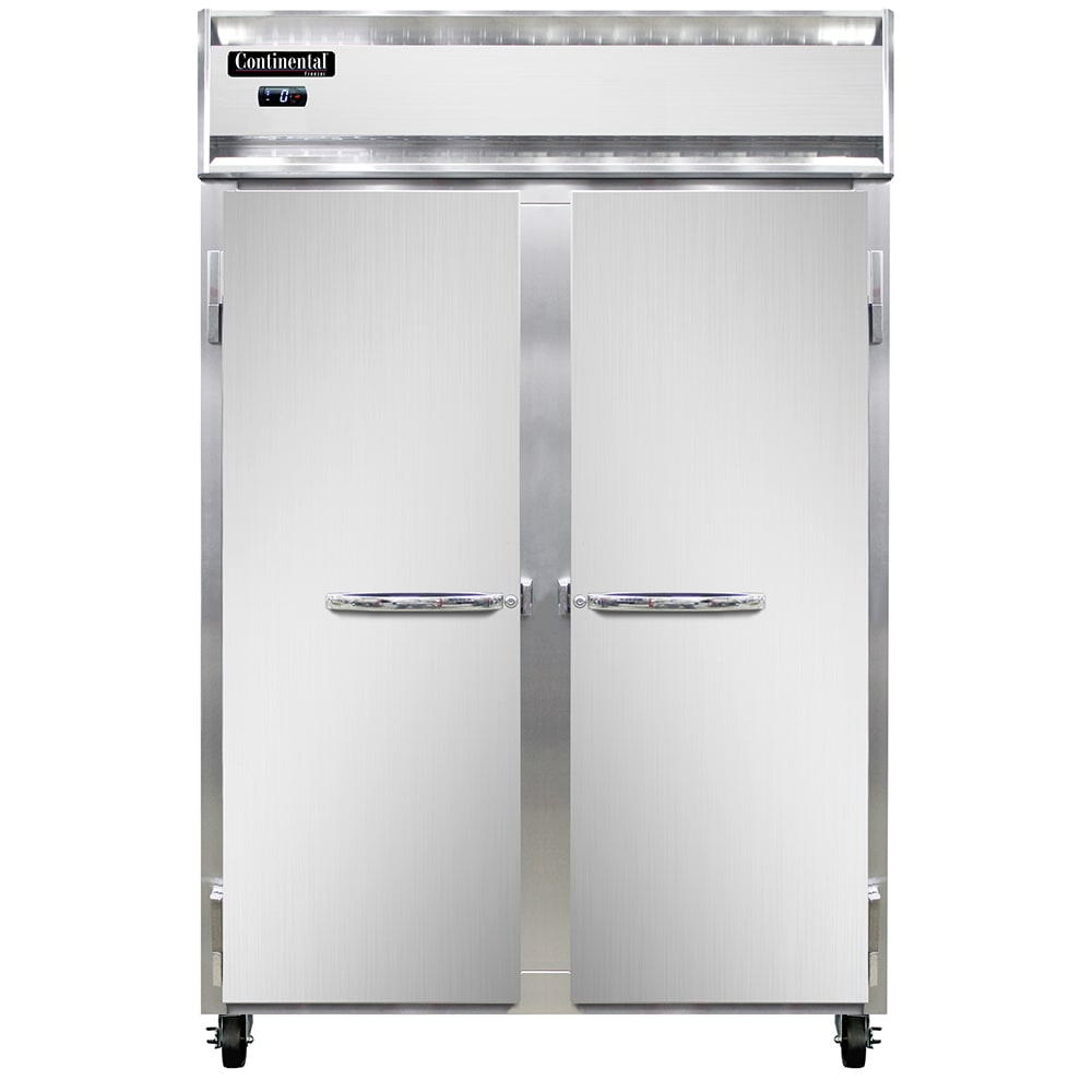 160-2FN 52" Two Section Reach In Freezer, (2) Left/Right Hinge Solid Doors, 115v