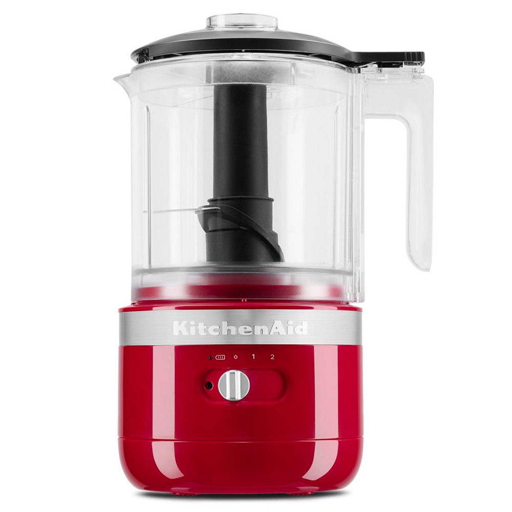 449-KFCB519ER 5 Cup Cordless Food Chopper - 2 Speed, Empire Red