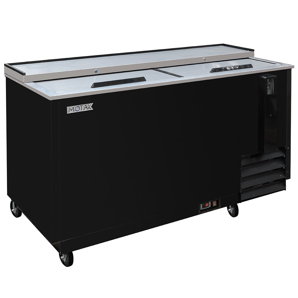 842-CBST65 64 1/2" Forced Air Bottle Cooler - Holds (528) 12 oz Bottles, Lid Locks, 115v