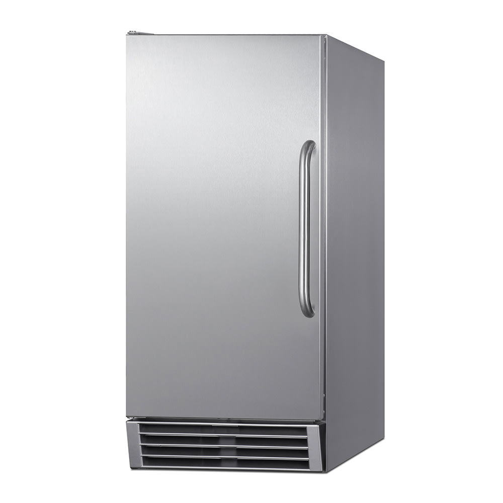 162-BIM47OS 14 1/2"W Full Cube Undercounter Ice Machine - 50 lbs/day, Air Cooled, Pump Drain...