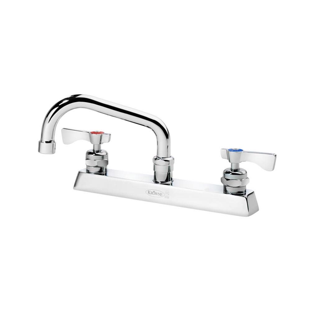 381-15506LLG4 Deck Mount Faucet w/ 6" Swing Spout & Lever Handles - 8" Centers, 1.5...