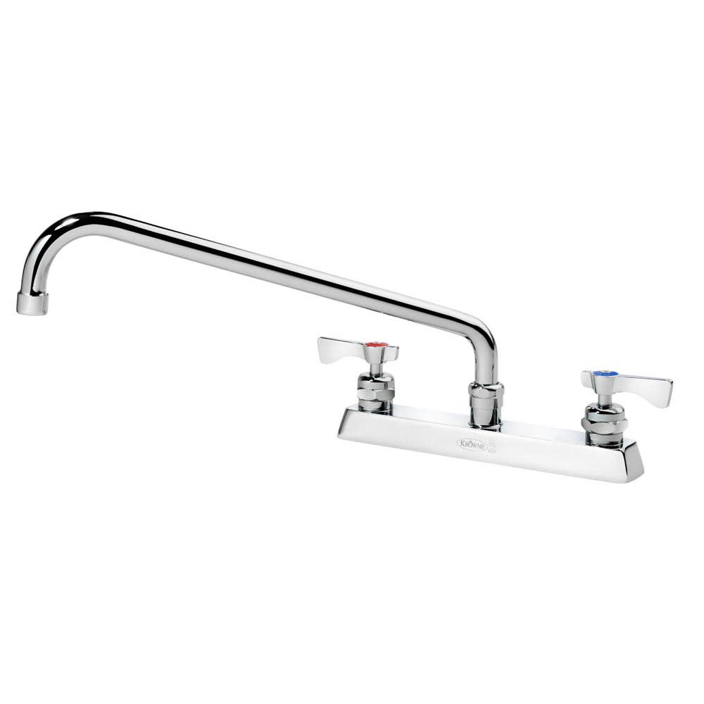 381-15514LLE3 Deck Mount Faucet w/ 14" Swing Spout & Lever Handles - 8" Centers, 1....
