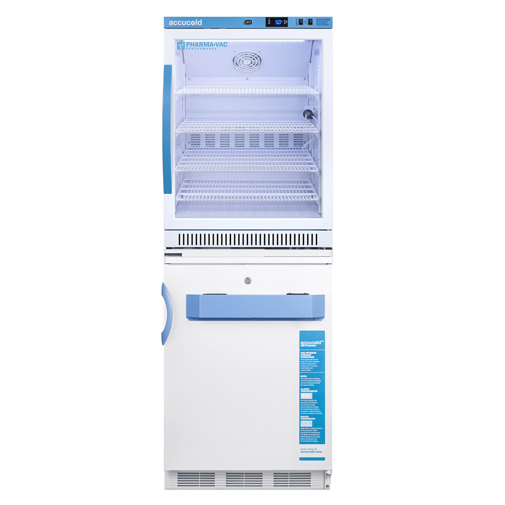 162-ARG6PVVT65MLSTAC 9.2 cu ft Medical Refrigerator/Freezer Combo w/ Antimicrobial Handle - White...