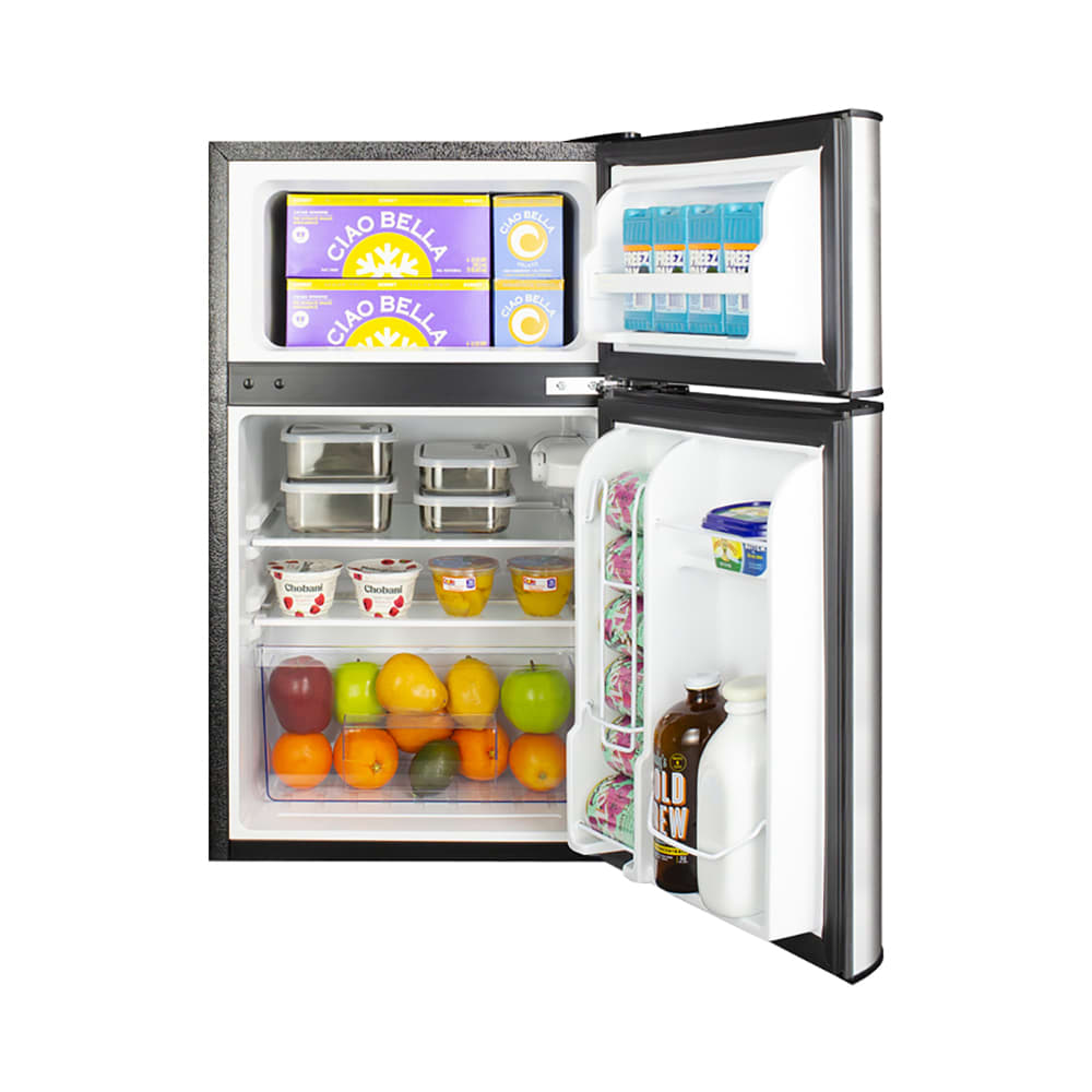 Summit 19 Wide 2-Door Refrigerator-Freezer - CP34BSS
