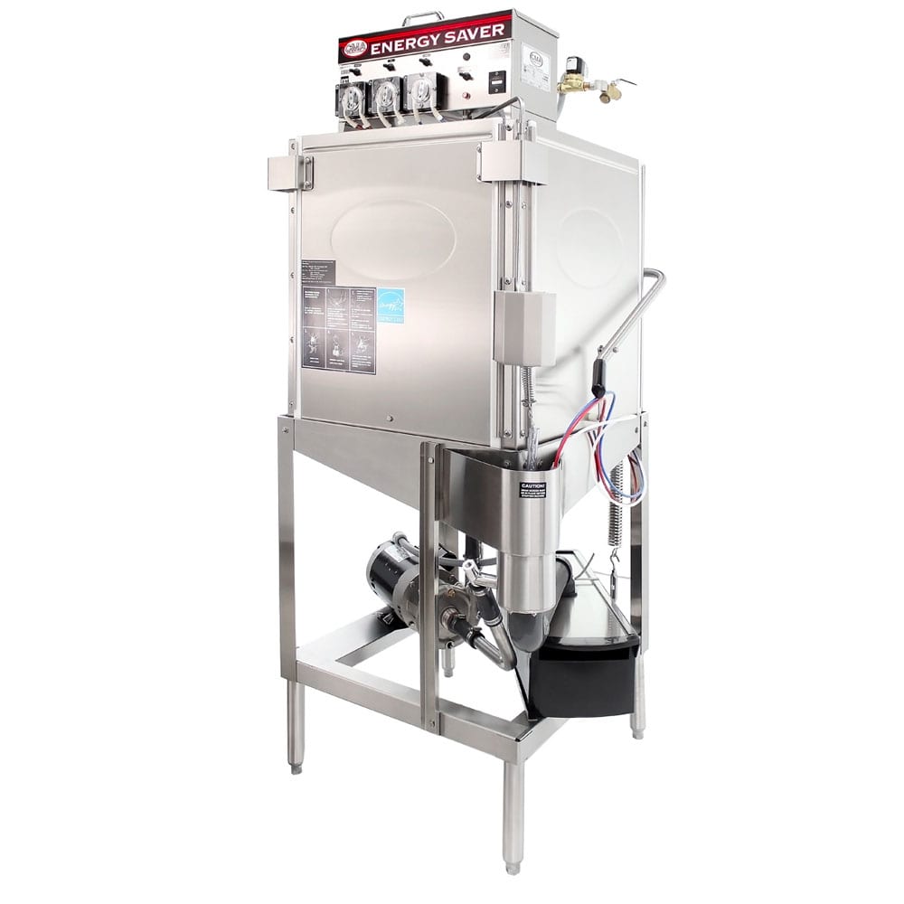 527-E3EXT Energy Mizer® Low Temp Door Type Corner Dishwasher w/ 40 Racks/hr Capacity, 115v