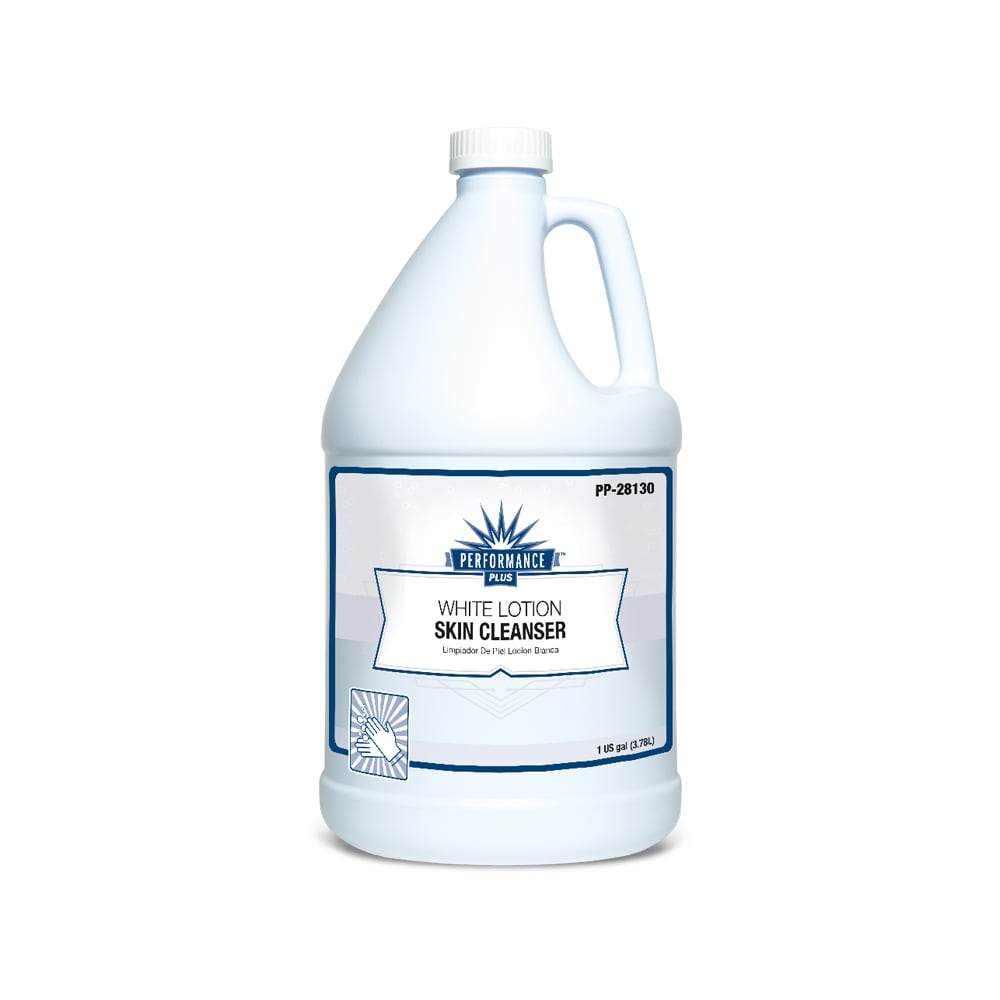 538-PP28130 1 gal Liquid White Lotion Hand Soap, Almond Fragrance