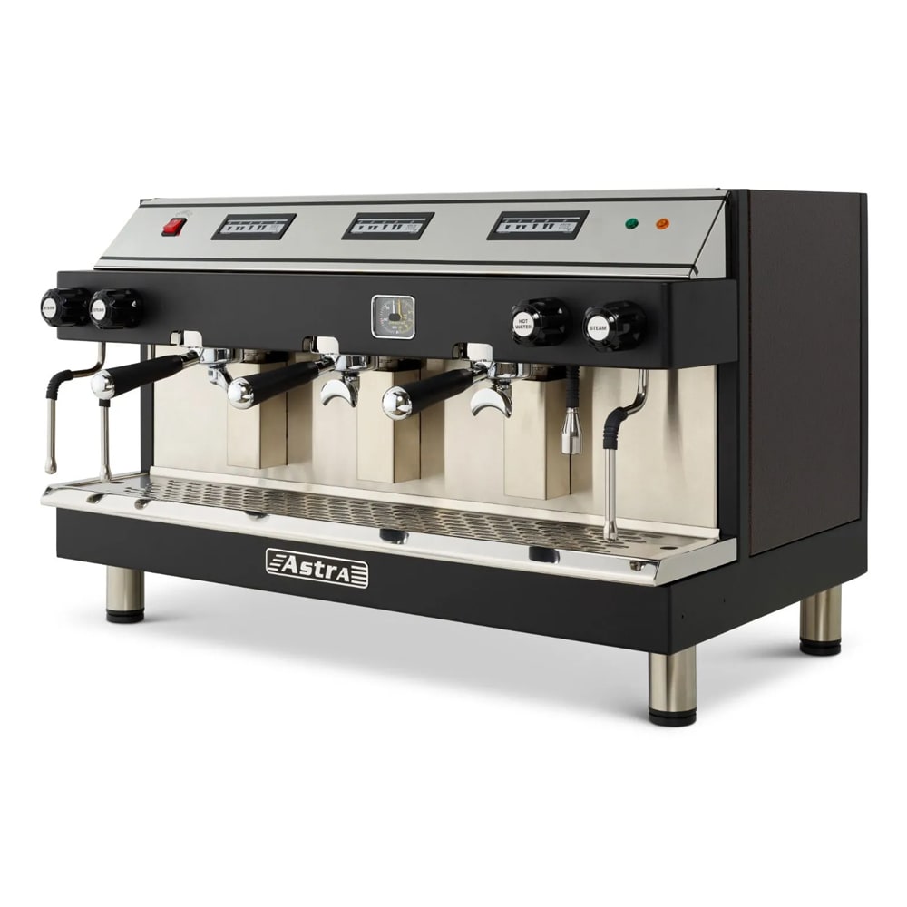 Astra M3 013 Automatic Espresso Machine w/ (3) Groups, (3) Steam Valves, & (1) Hot Water Valve - 220v/1ph