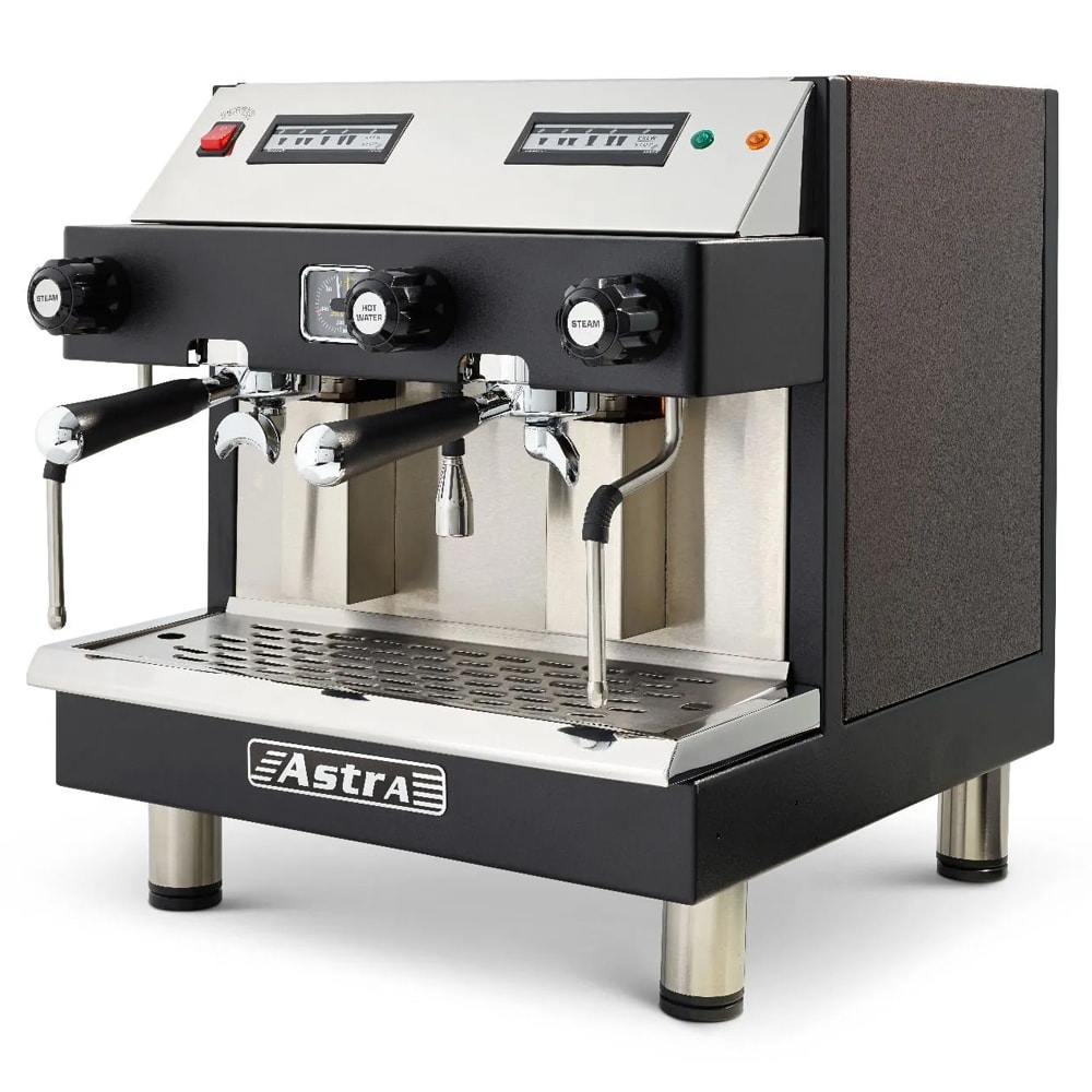 Astra M2C014-1 Automatic Espresso Machine w/ (2) Groups, (2) Steam Valves, & (1) Hot Water Valve - 110v