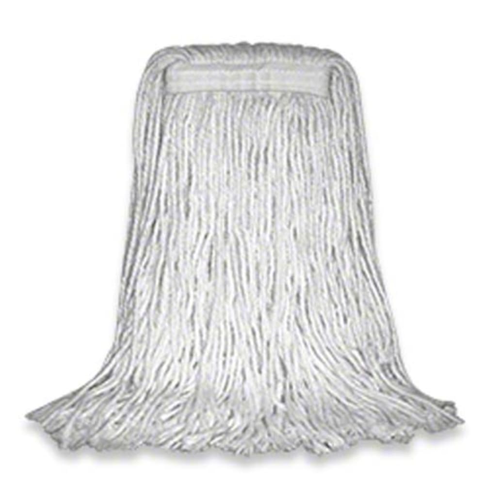 538-P09005 Wet Mop Head - Cut End, 4 Ply Cotton, White