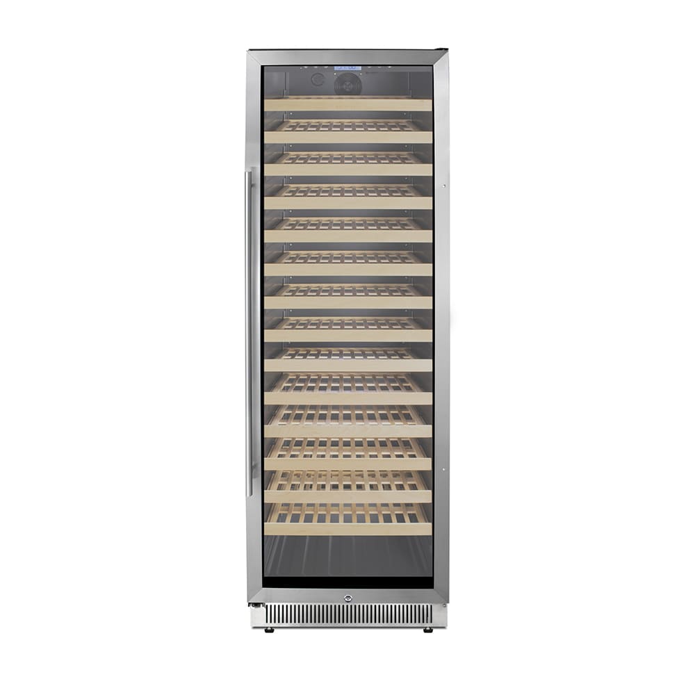 Summit SWC1926BCSS 23 1/2" One Section Wine Cooler w/ (1) Zone - 165 Bottle Capacity, 115v