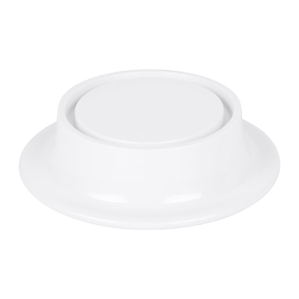 701-M5PNW 5" Round Pedestal Riser - 1 1/2", Melamine, White