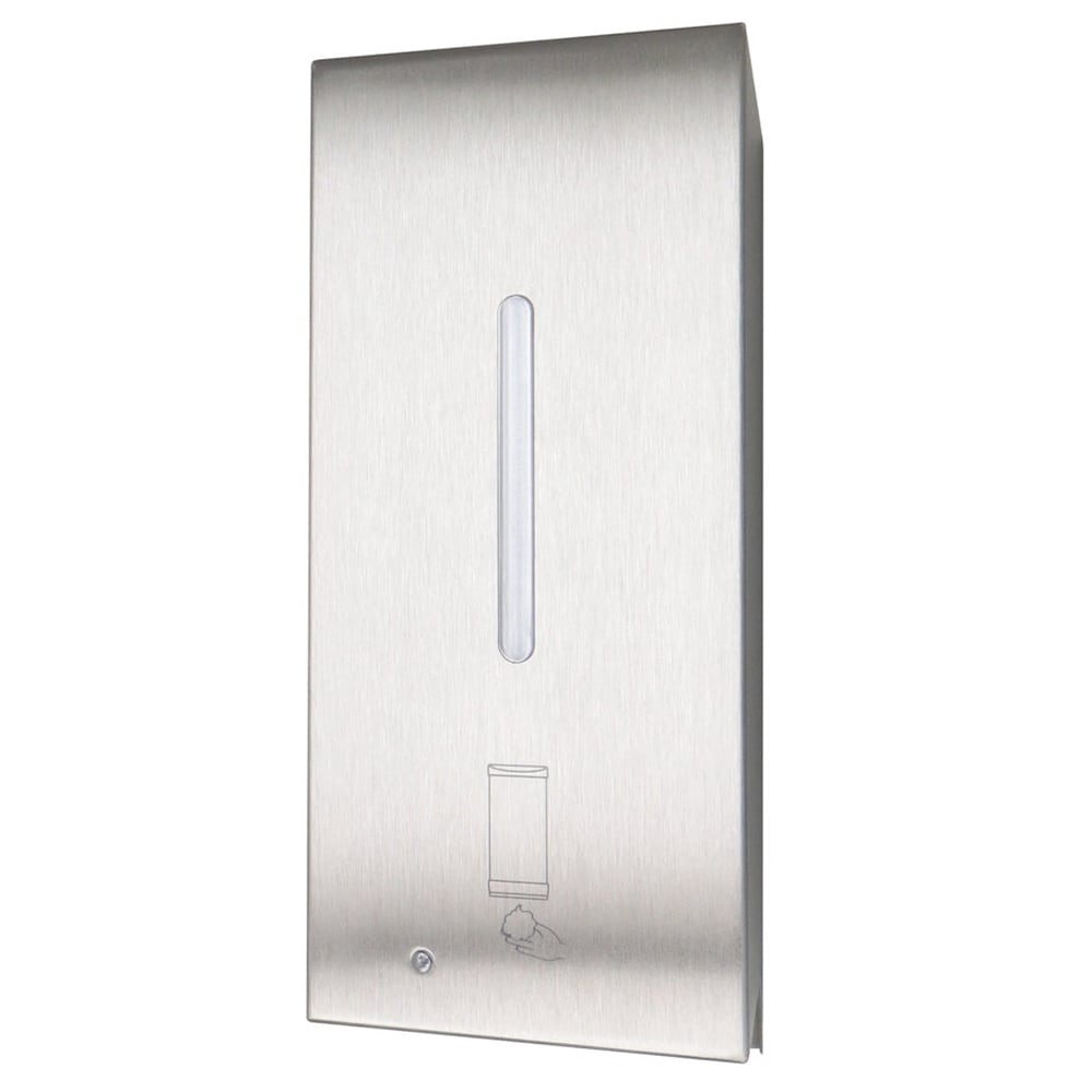 016-B2013 27 oz Wall Mount Automatic Foam Hand Soap/Sanitizer Dispenser - Stainless Steel