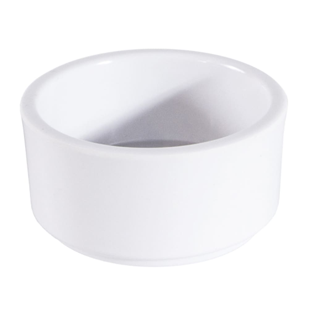 701-B216SMW 1 1/2 oz Melamine Ramekin, White