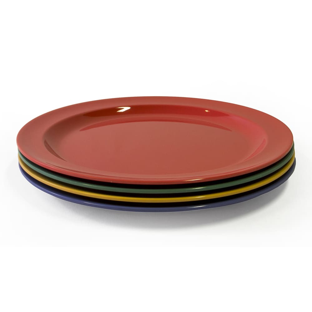 Elite Global Solutions B91PL-MIX 9" Melamine Dinner Plate, Assorted Colors