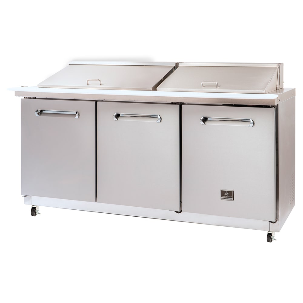 260-KCHMT7030 72" Mega Top Sandwich/Salad Prep Table w/ Refrigerated Base, 115v