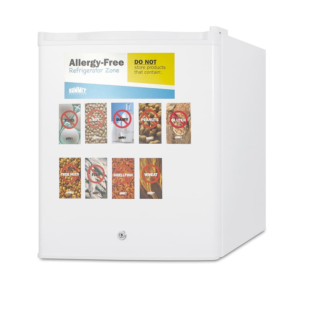 162-AZAR27W 19 1/8"W Undercounter Refrigerator w/ 1 Solid Door - White, 115v