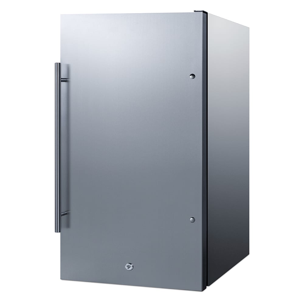 162-FF195CSS 19"W Undercounter Refrigerator w/ (1) Section & (1) Solid Door - Stainless...