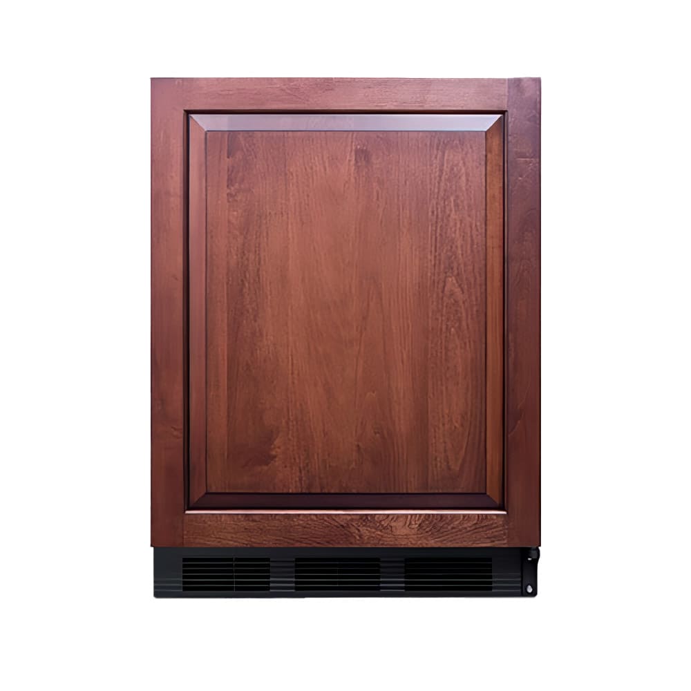 Summit FF63BKBIIFADA 24"W Undercounter Refrigerator w/ (1) Section & (1) Solid Door - Panel Ready, 115v