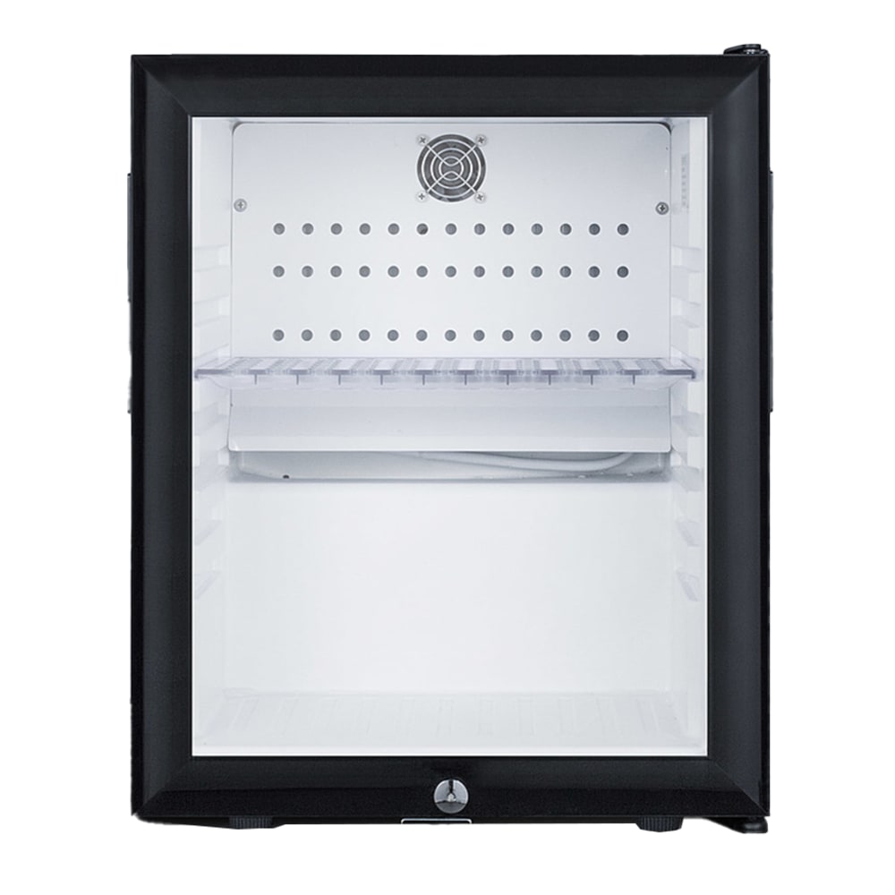 Summit MB13G 0.9 cu ft Countertop Minibar Refrigerator w/ Glass Door - Black, 115v