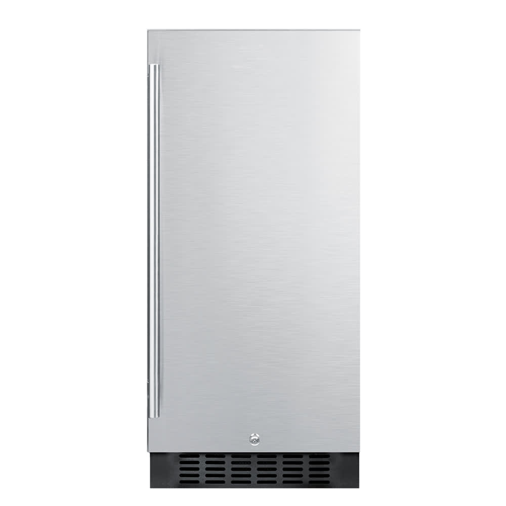 162-SPR316OS 15"W Undercounter Outdoor Refrigerator w/ (1) Section & (1) Solid Door - St...