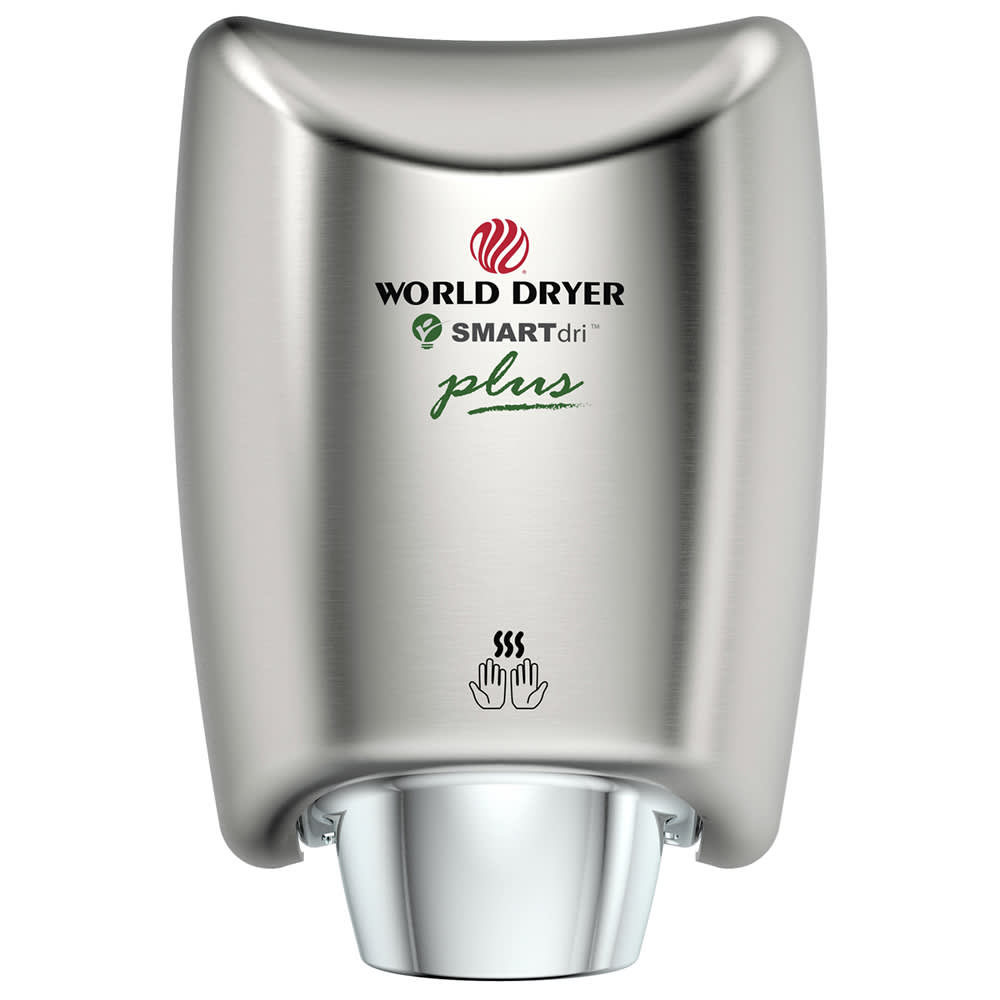 294-K973A2 Automatic Hand Dryer w/ 10 Second Dry Time - Brushed Stainless, 120v