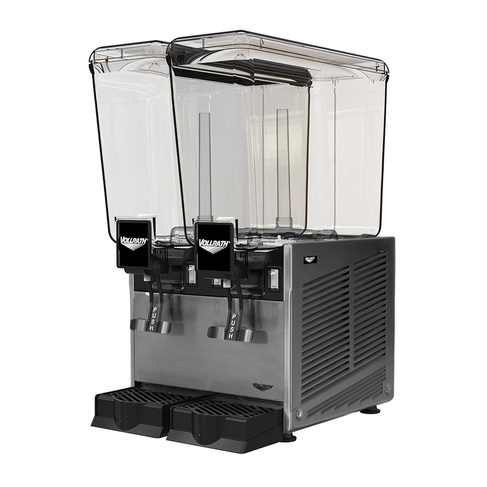 175-VBBE237F Pre Mix Refrigerated Dispenser w/ (2) 5 1/3 gal Bowls - Fountain Spray Circulation,...