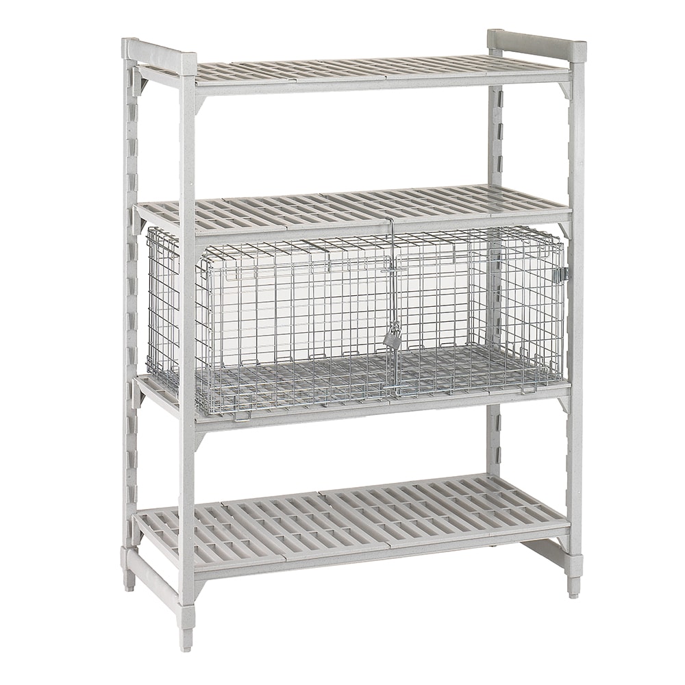 144-CSSC2448 42 1/2" Stationary Security Cage, 25 1/4"D