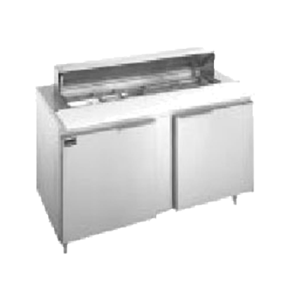 238-9601290 60" Sandwich/Salad Prep Table w/ Refrigerated Base, 115v