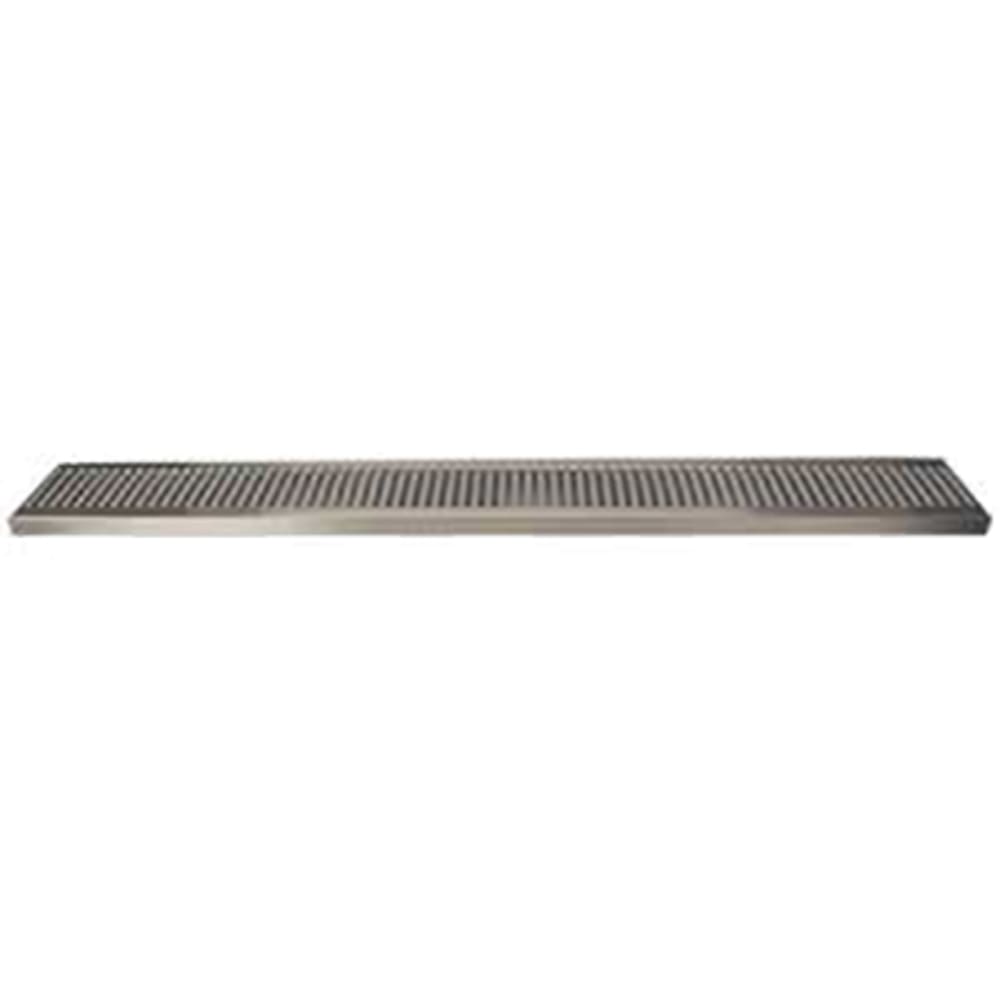 Micro Matic DP-120D-36 Surface Mount Drip Tray Trough w/ 5/8" Drain - 36"W x 5"D, Stainless Steel