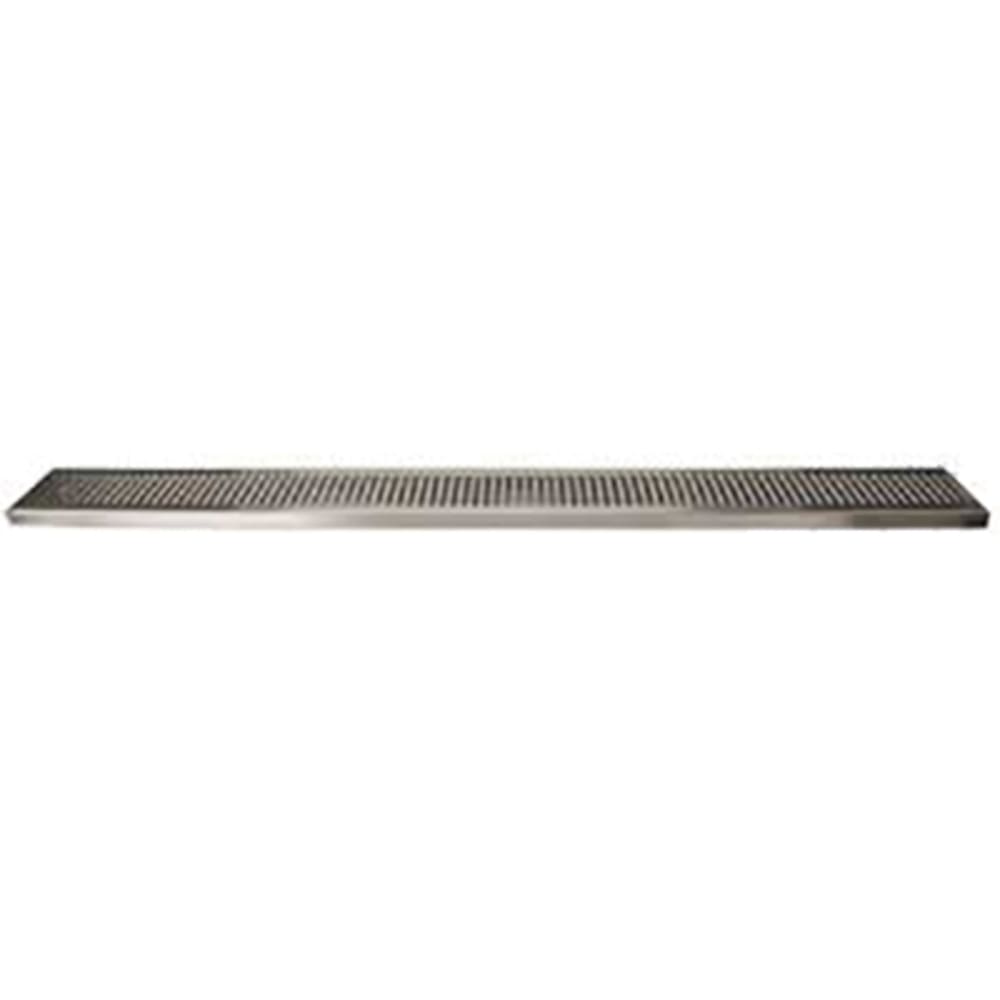 Micro Matic DP-120D-45 Surface Mount Drip Tray Trough w/ 5/8" Drain - 45"W x 5"D, Stainless Steel