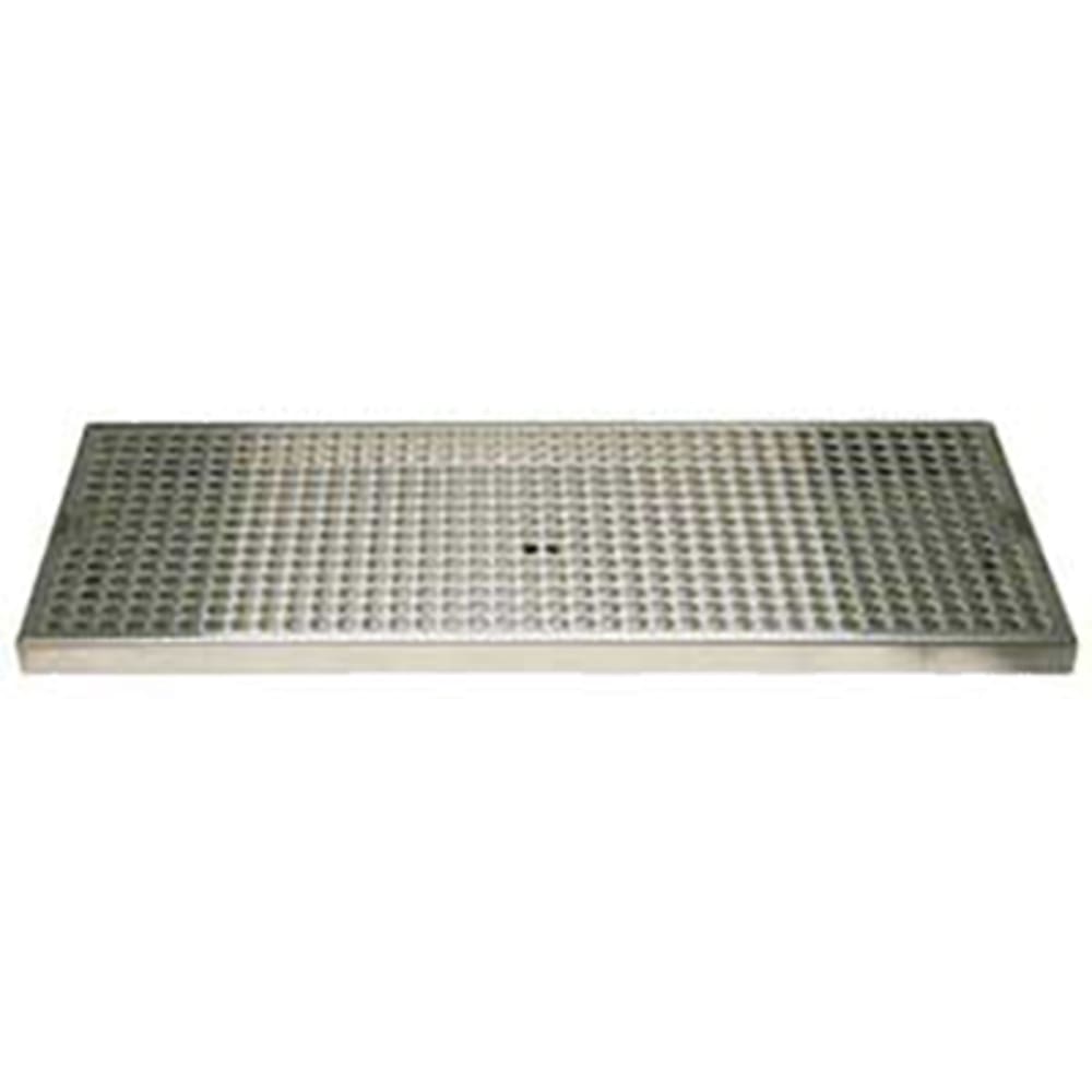 Micro Matic DP-820D-20 Surface Mount Drip Tray Trough w/ 5/8" Drain - 20"W x 8"D, Stainless Steel