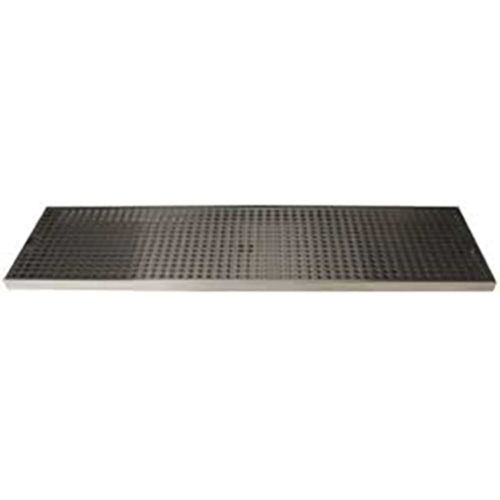 Micro Matic DP-820D-30 Surface Mount Drip Tray Trough w/ 5/8" Drain - 30"W x 8"D, Stainless Steel
