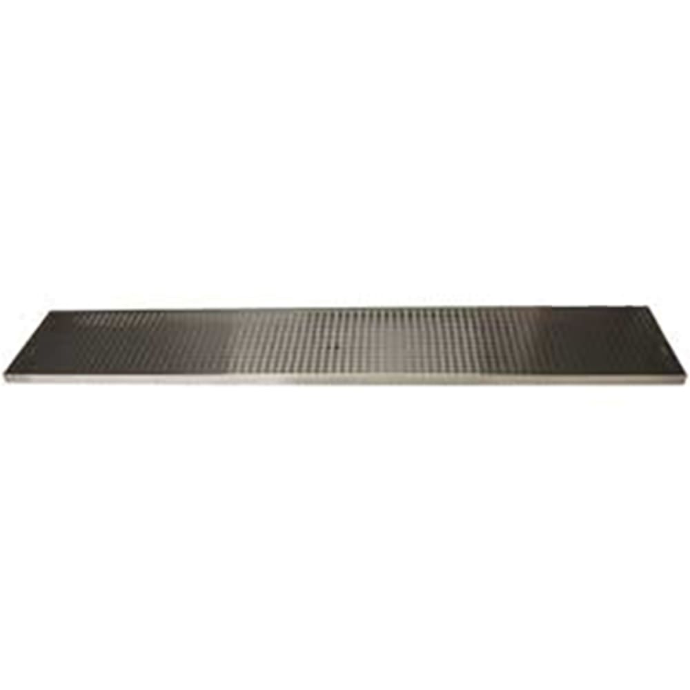 Micro Matic DP-820D-51 Surface Mount Drip Tray Trough w/ 5/8" Drain - 51"W x 8"D, Stainless Steel